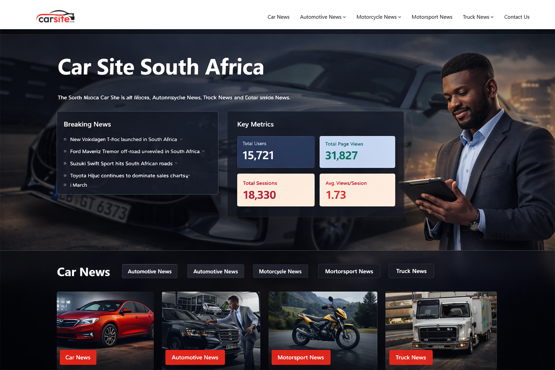 Carsite automotive advertising